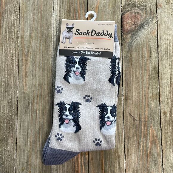 Border Collie Socks - Picture 1 of 2